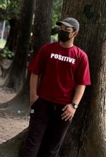 Premium Red Color Drop Shoulder t-shirt for Men and Women  couple t-shirt - Image 3