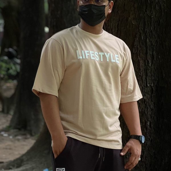Premium Off-White Color Drop Shoulder t-shirt for Men