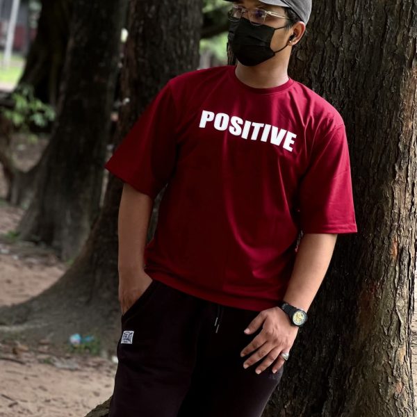 Premium Red Color Drop Shoulder t-shirt for Men
