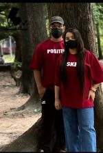 Premium Red Color Drop Shoulder t-shirt for Men and Women  couple t-shirt