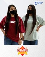 2 Pcs Premium  Drop Shoulder t-shirt for Women